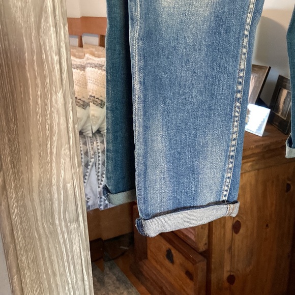 Zara low-rise relaxed fit stretch ripped Z1975 jeans - Picture 11 of 16